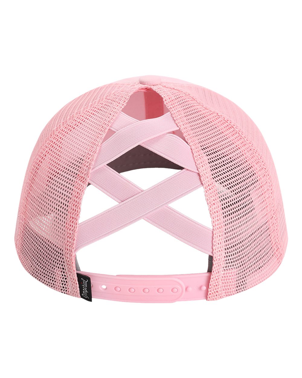 Rear View of Light Pink The Hinsen Women's Mesh Back Cap - L338M