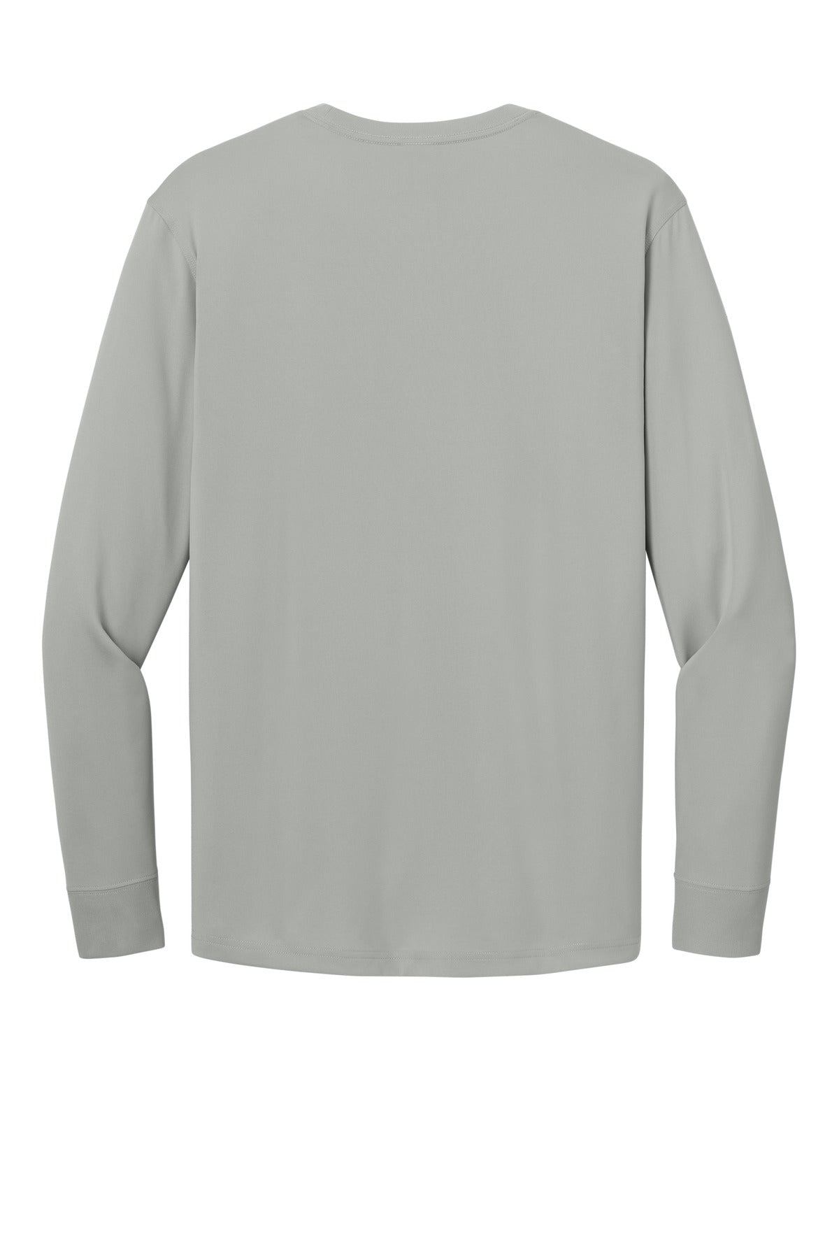 Rear View of LightGrey CornerStone Workwear Pro Long Sleeve Pocket Tee CS440LSP