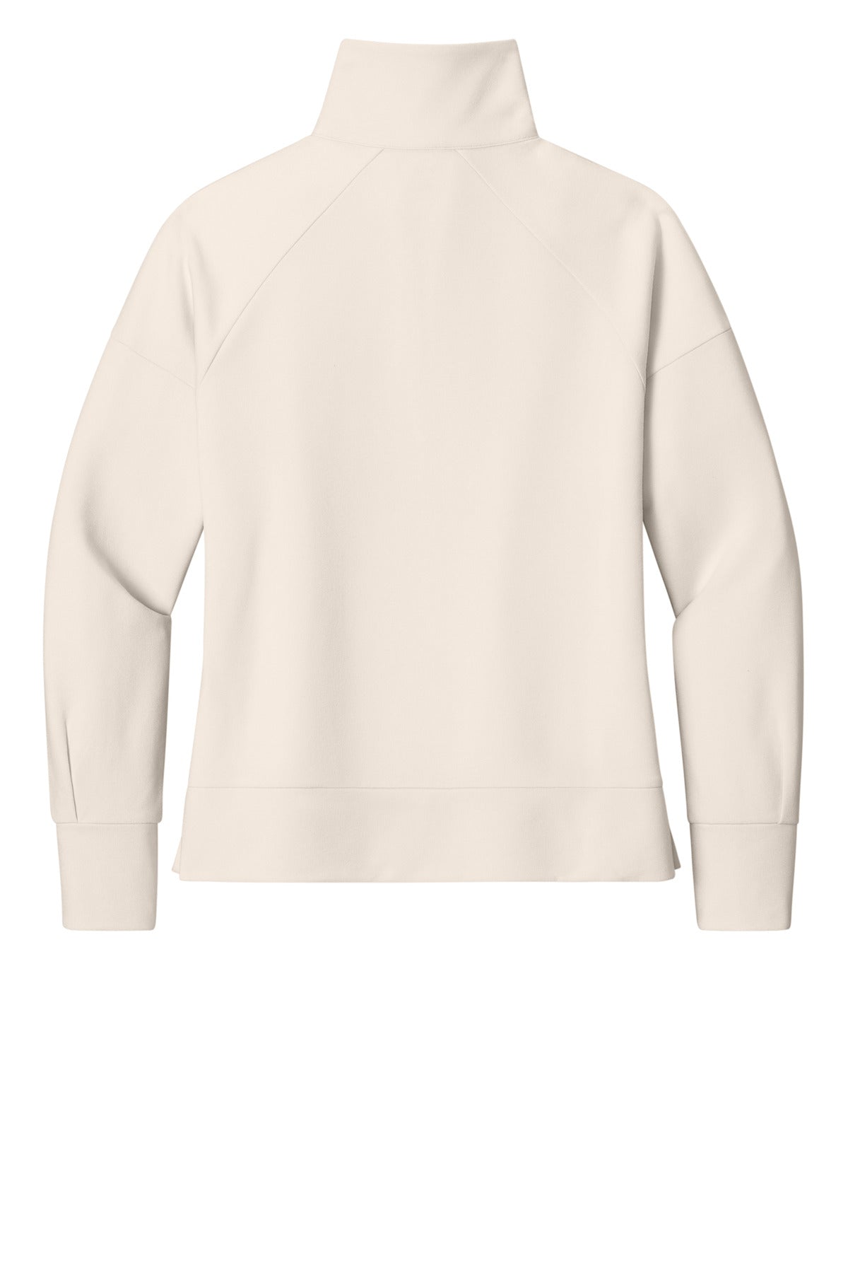 Rear View of LightSuede OGIO Women's Luuma 1/2-Zip LOG814