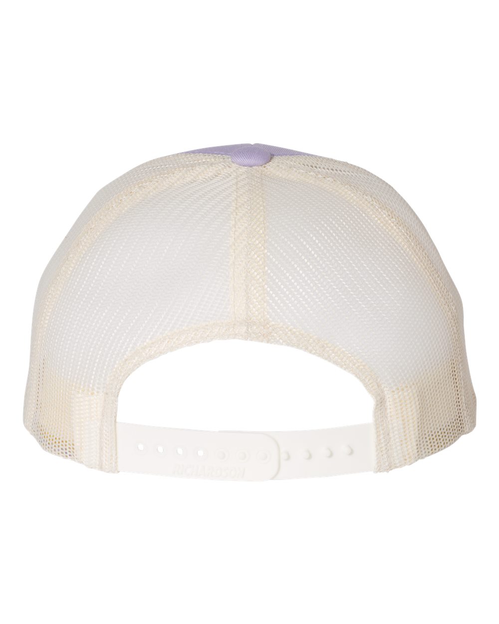 Rear View of Lilac/ Birch Low Pro Trucker Cap - 115