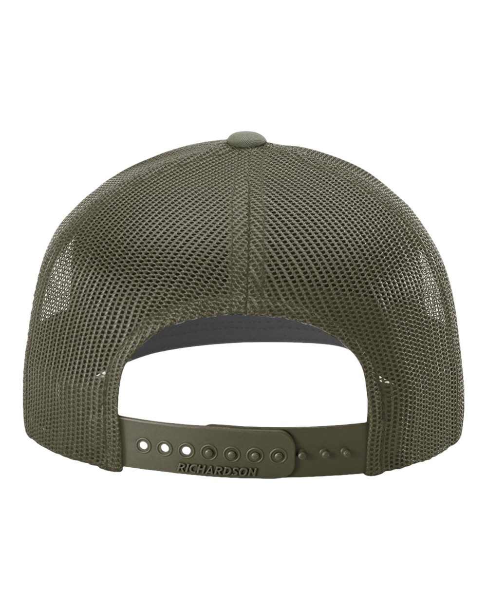 Rear View of Loden Snapback Trucker Cap - 112