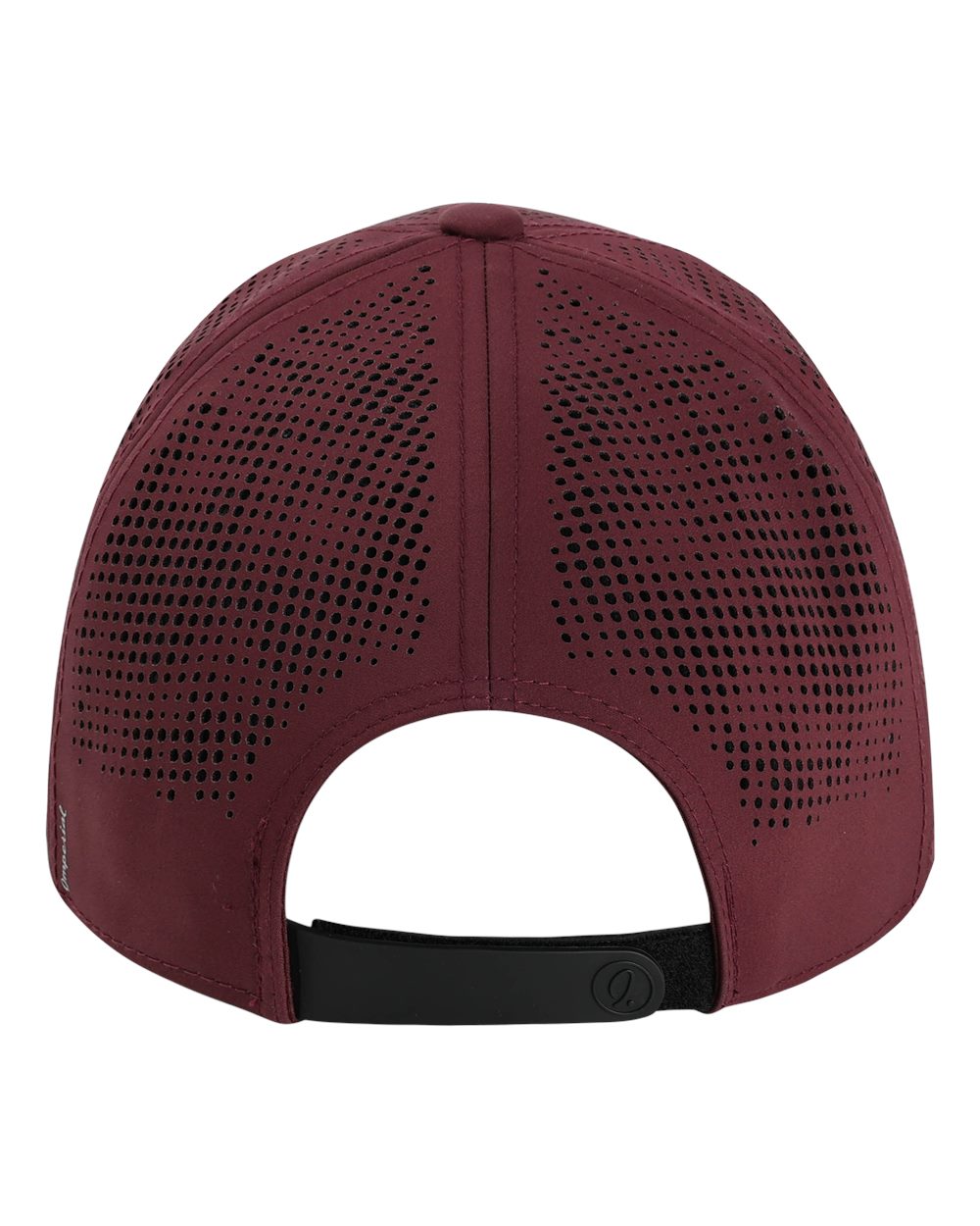 Rear View of Maroon The Alpha Cap - S1502