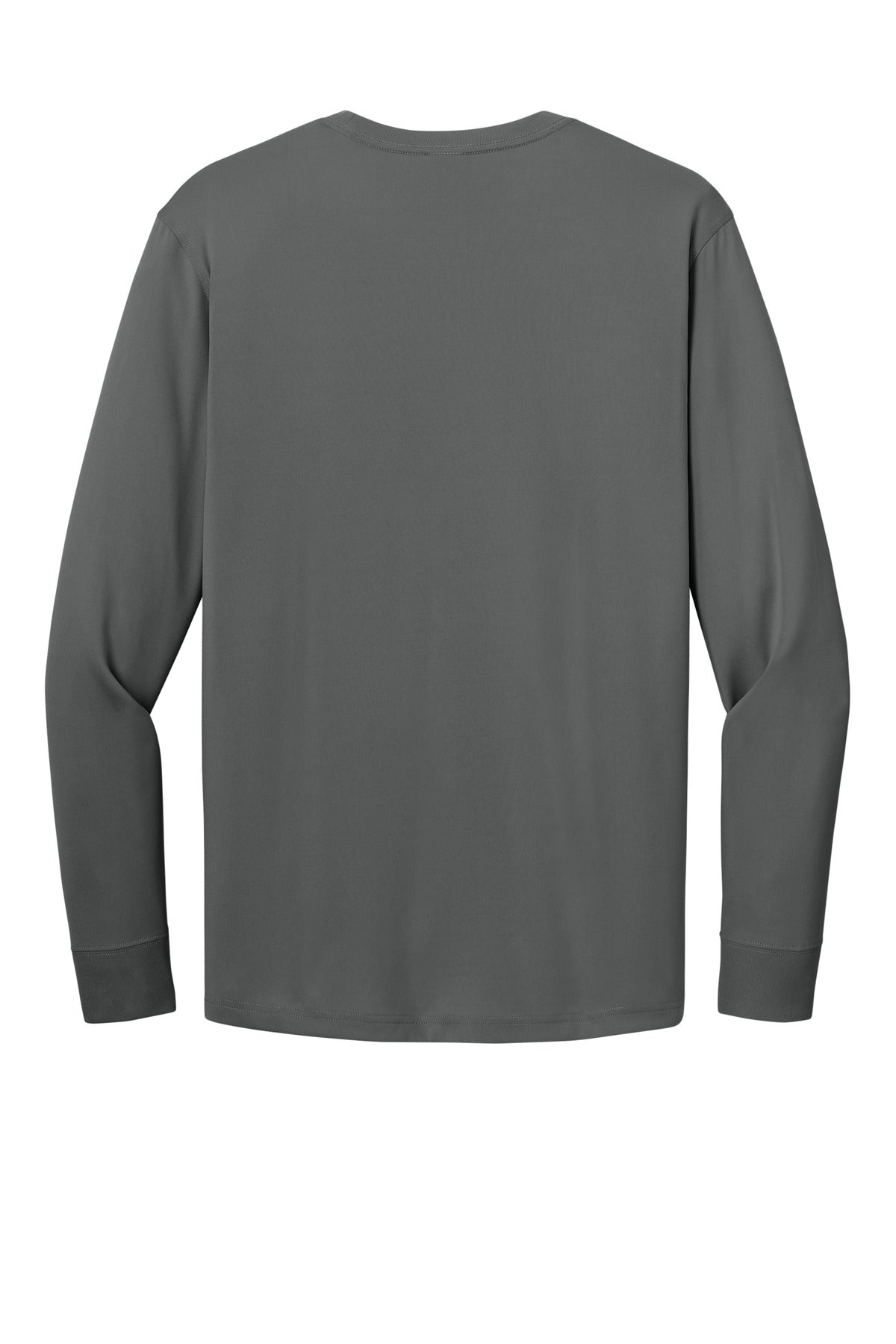 Rear View of MetalGrey CornerStone Workwear Pro Long Sleeve Pocket Tee CS440LSP