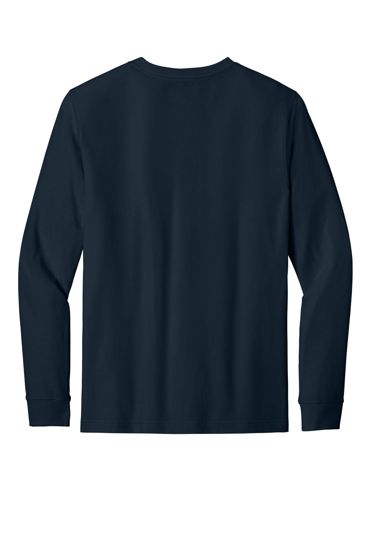 Rear View of Navy Carhartt Long Sleeve T-Shirt CT106921