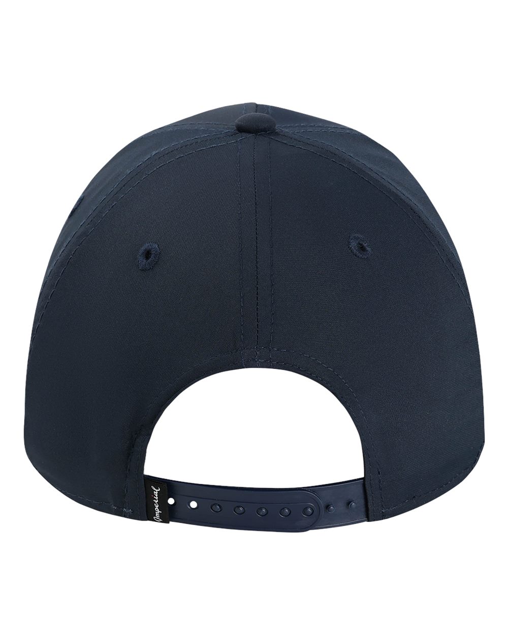 Rear View of Navy/ Light Blue The Wingman Cap - 7054