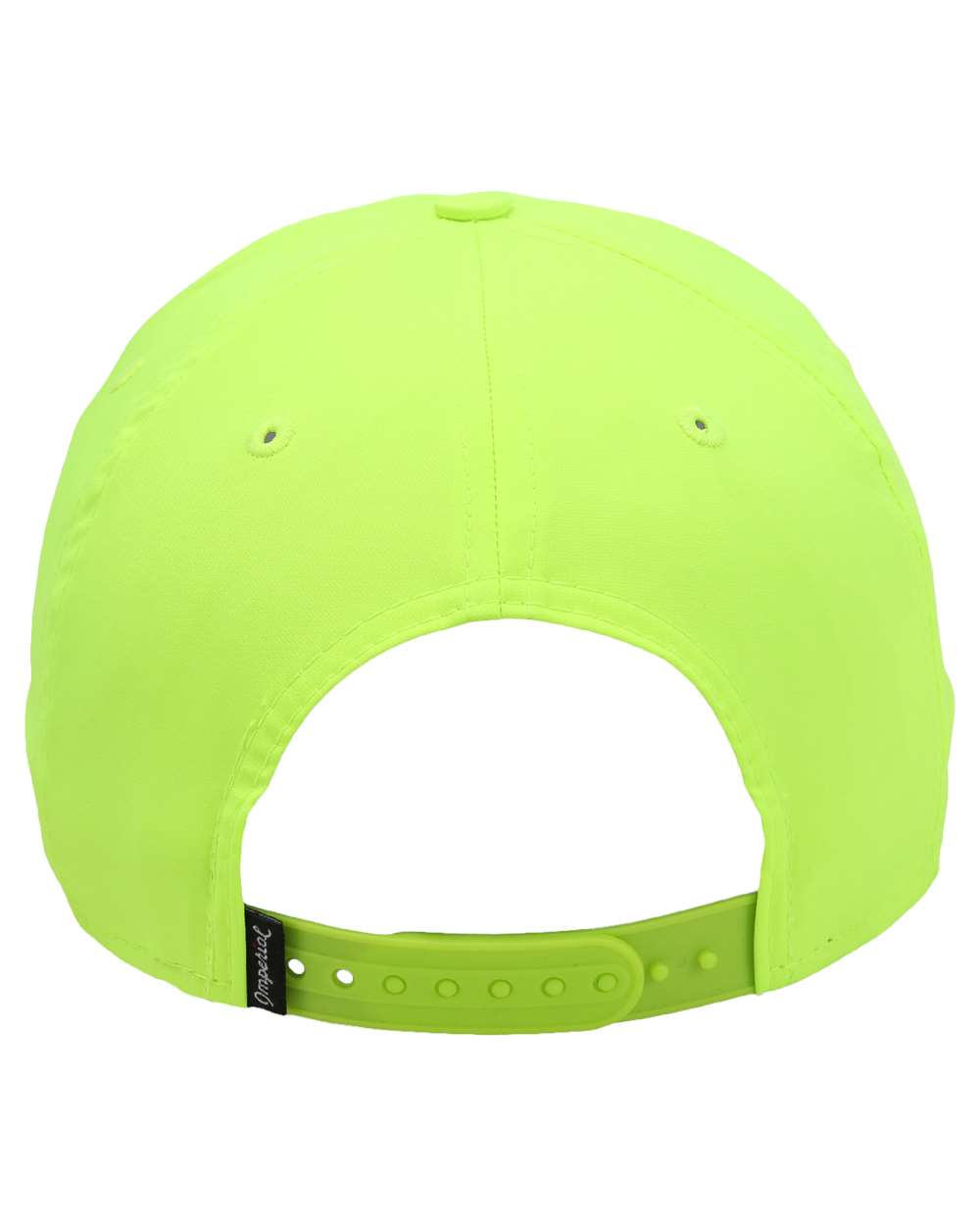 Rear View of Neon Yellow/ White The Wrightson Cap - 5054