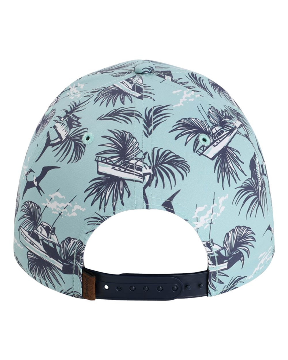 Rear View of Offshore Slate The Outtasite Cap - 5058