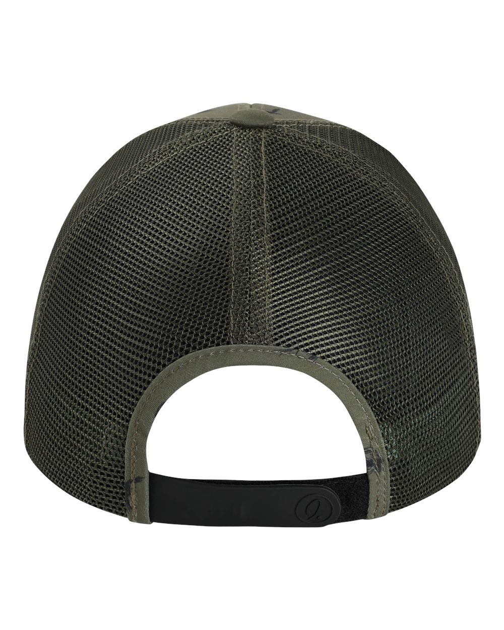 Rear View of Olive Green The Passenger Side Cap - 4074