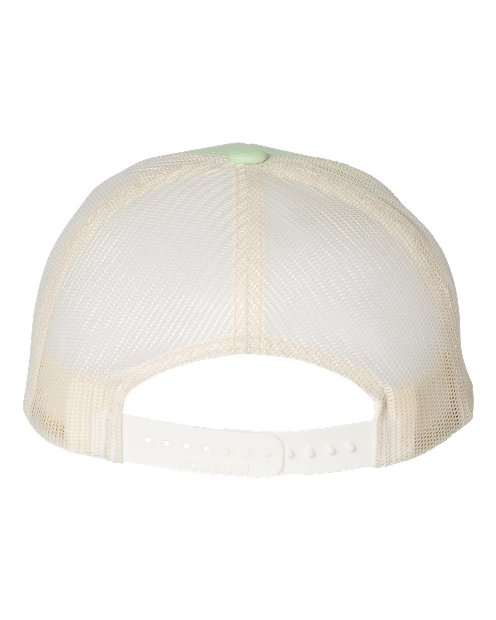 Rear View of Patina Green/ Birch Low Pro Trucker Cap - 115