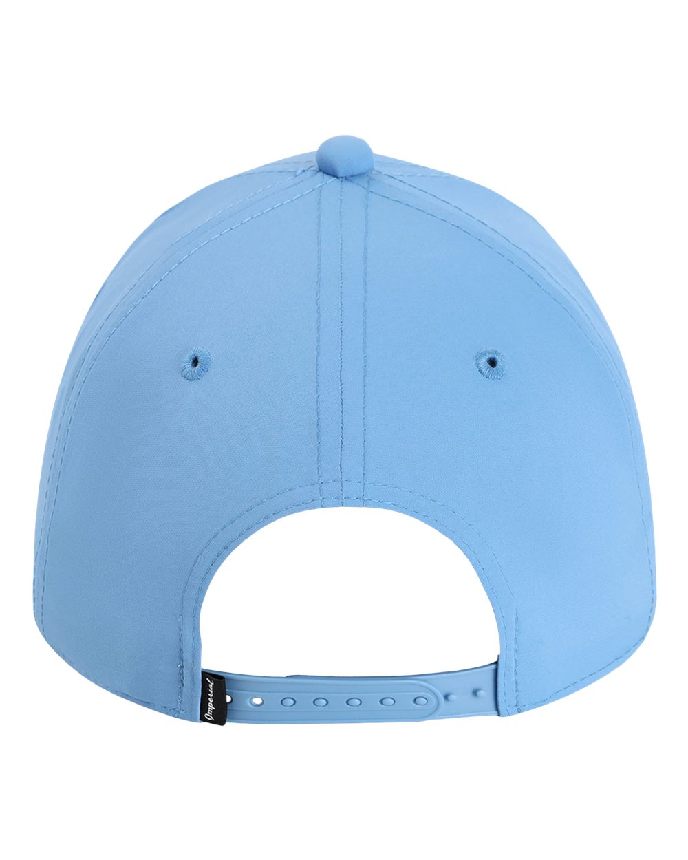 Rear View of Powder Blue/ Navy The Wrightson Cap - 5054