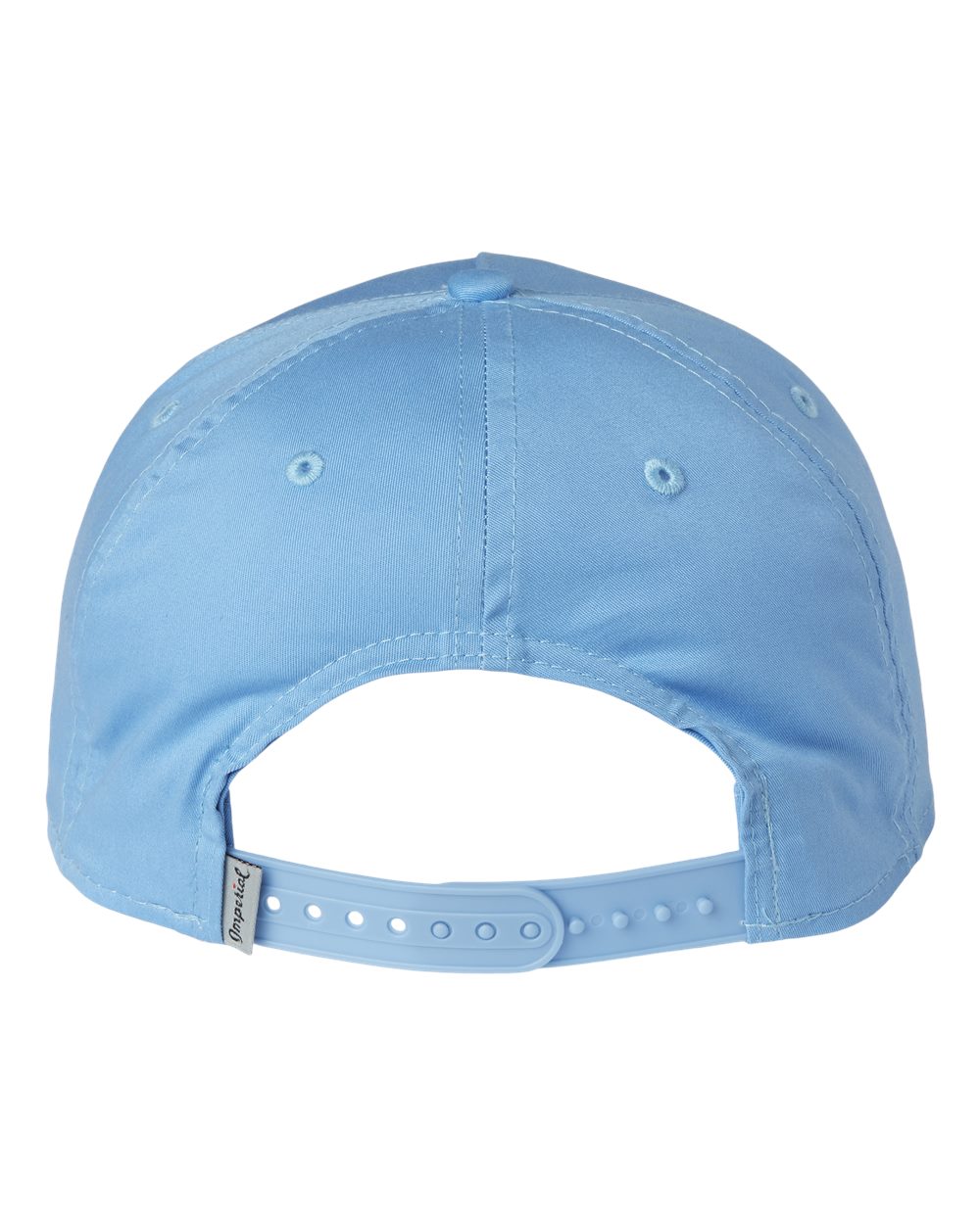 Rear View of Powder Blue/ White The Barnes Cap - 5056