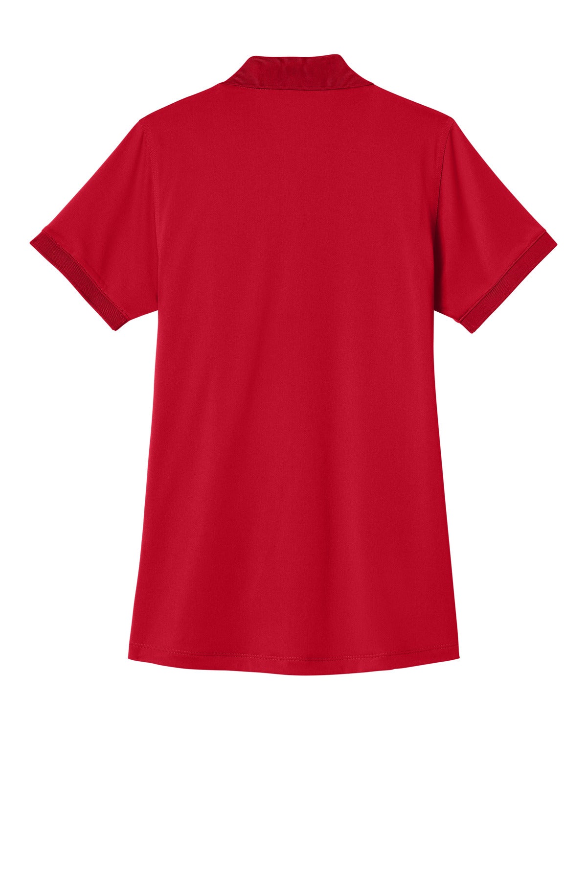 Rear View of Red CornerStone Women's Workwear Pro Polo CS451