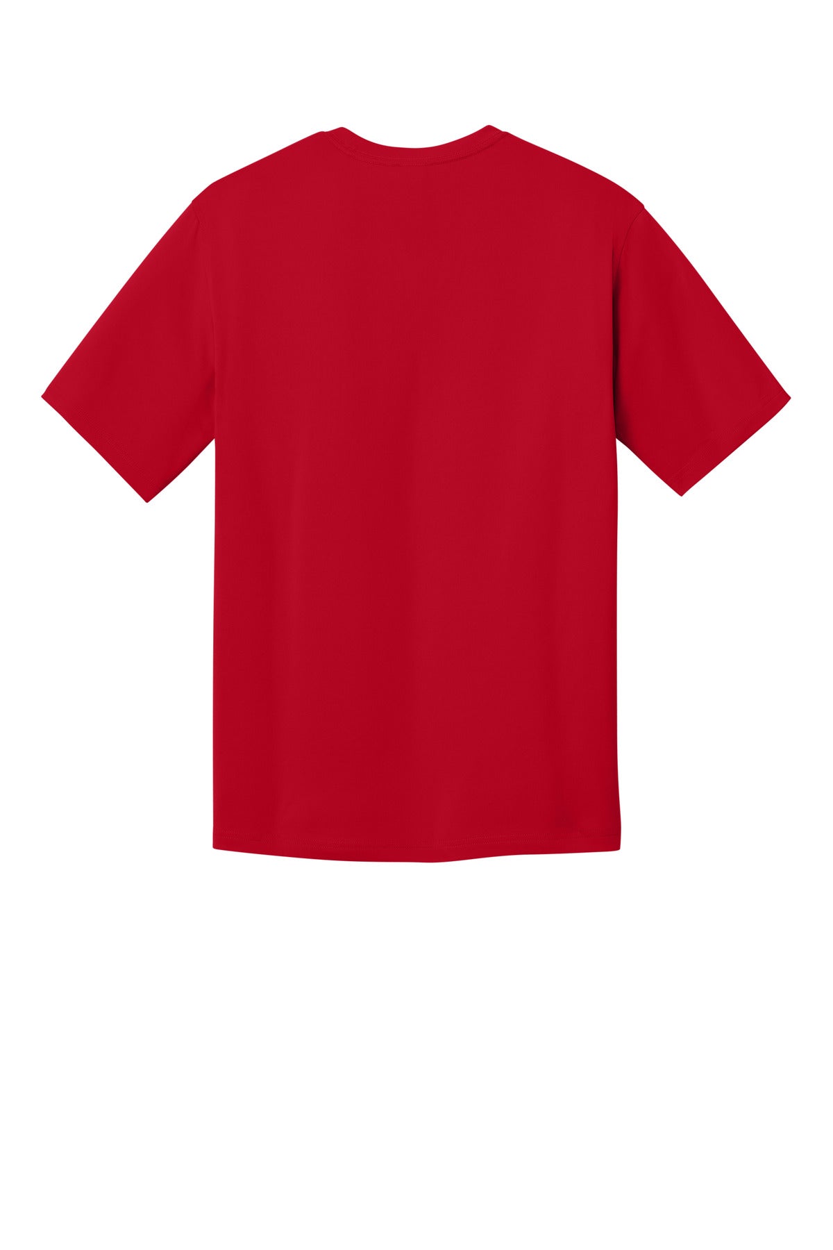 Rear View of Red CornerStone Workwear Pro Short Sleeve Tee CS440