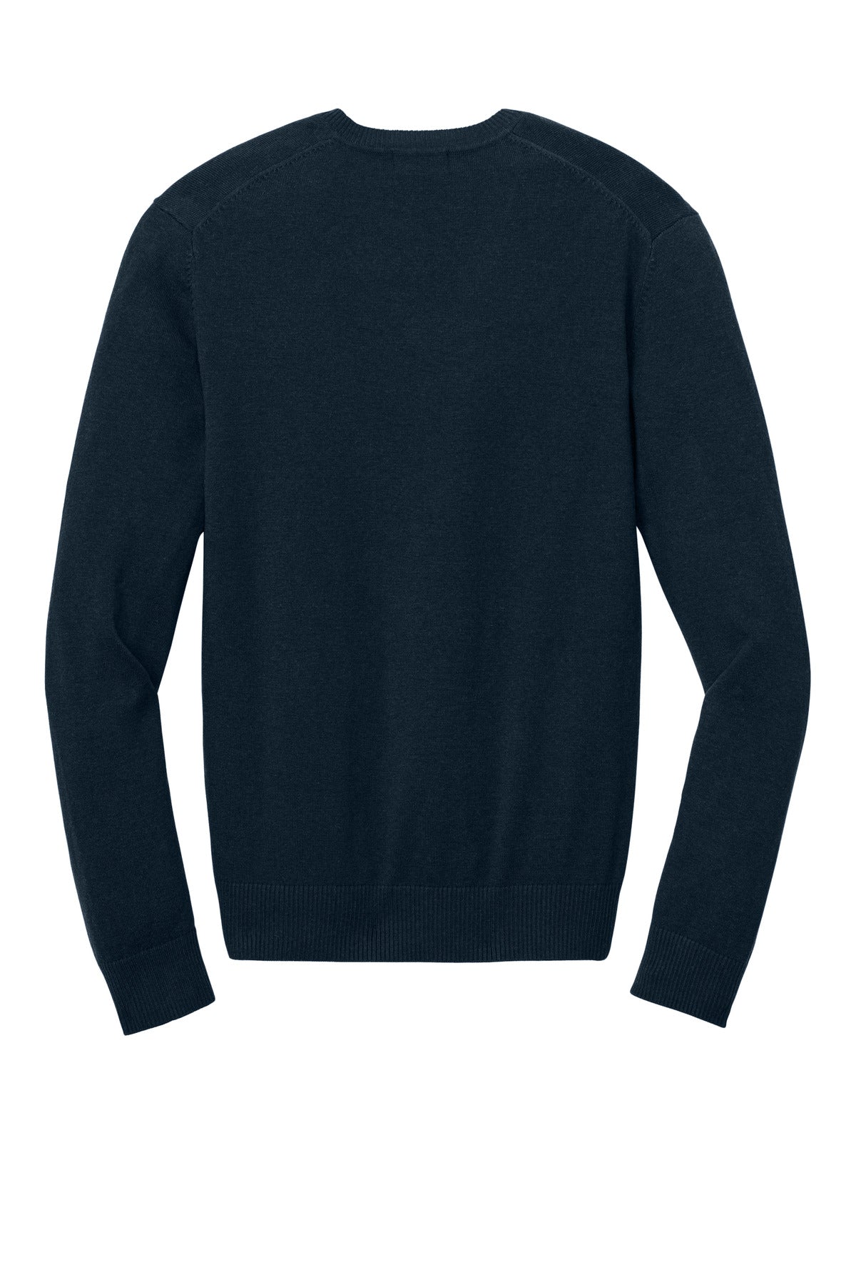 Rear View of RiverBlNv Port Authority Easy Care V-Neck Sweater SW2850