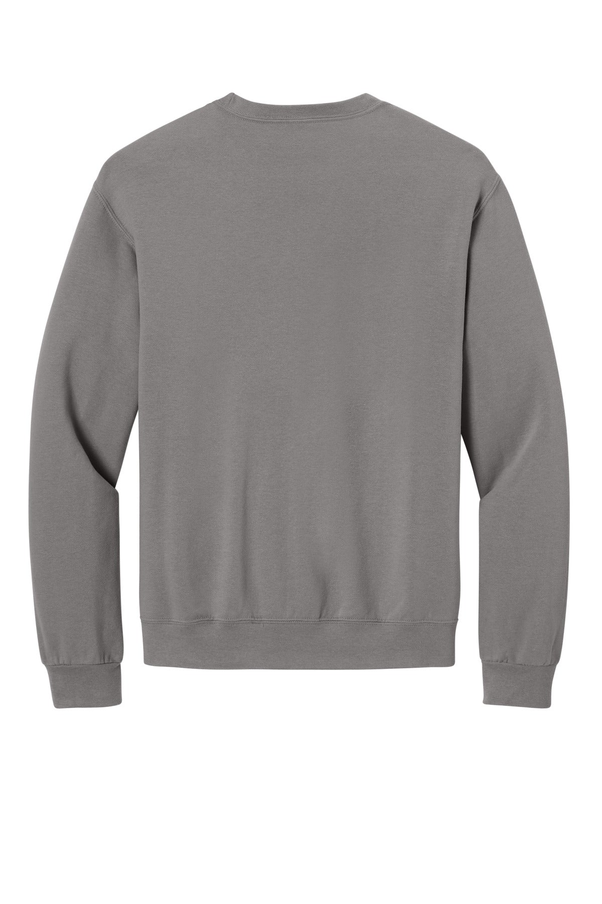 Rear View of Rock Jerzees Ultimate Unisex CVC Ring Spun Crewneck Sweatshirt IC48M