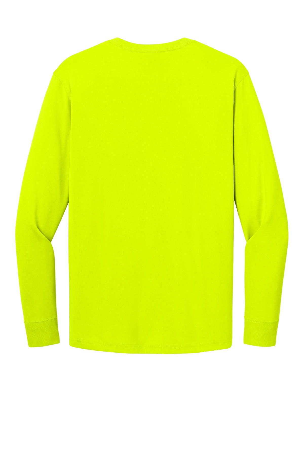 Rear View of SftyYellow CornerStone Workwear Pro Long Sleeve Pocket Tee CS440LSP