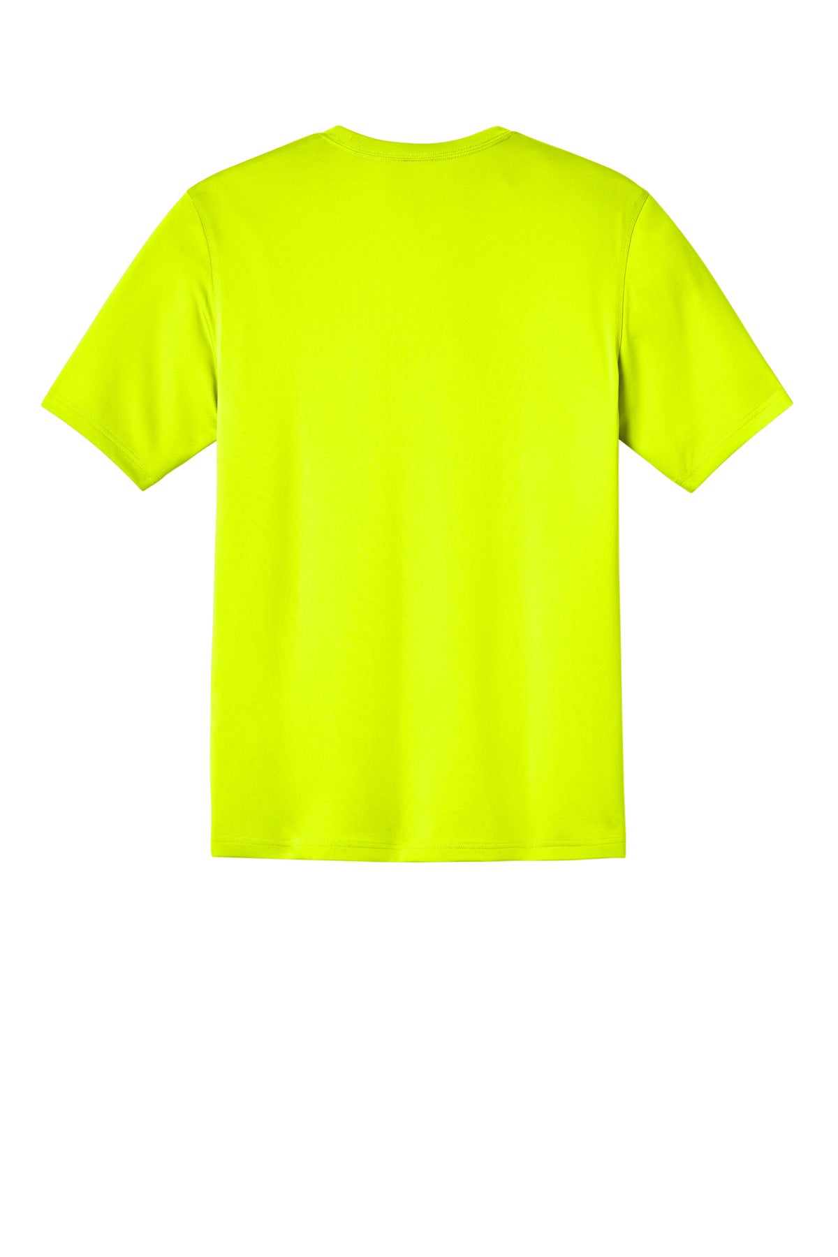 Rear View of SftyYellow CornerStone Workwear Pro Short Sleeve Pocket Tee CS440P