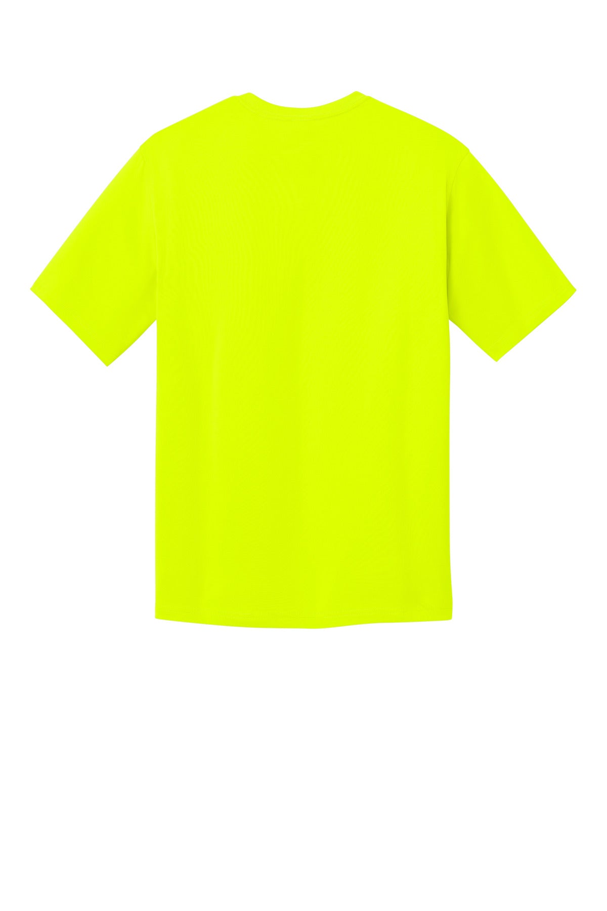 Rear View of SftyYellow CornerStone Workwear Pro Short Sleeve Tee CS440