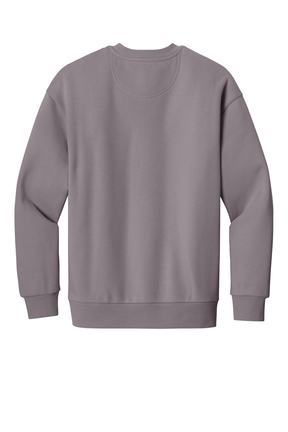 Rear View of SmkyAmthst District V.I.T. Heavyweight Fleece Crew DT6154