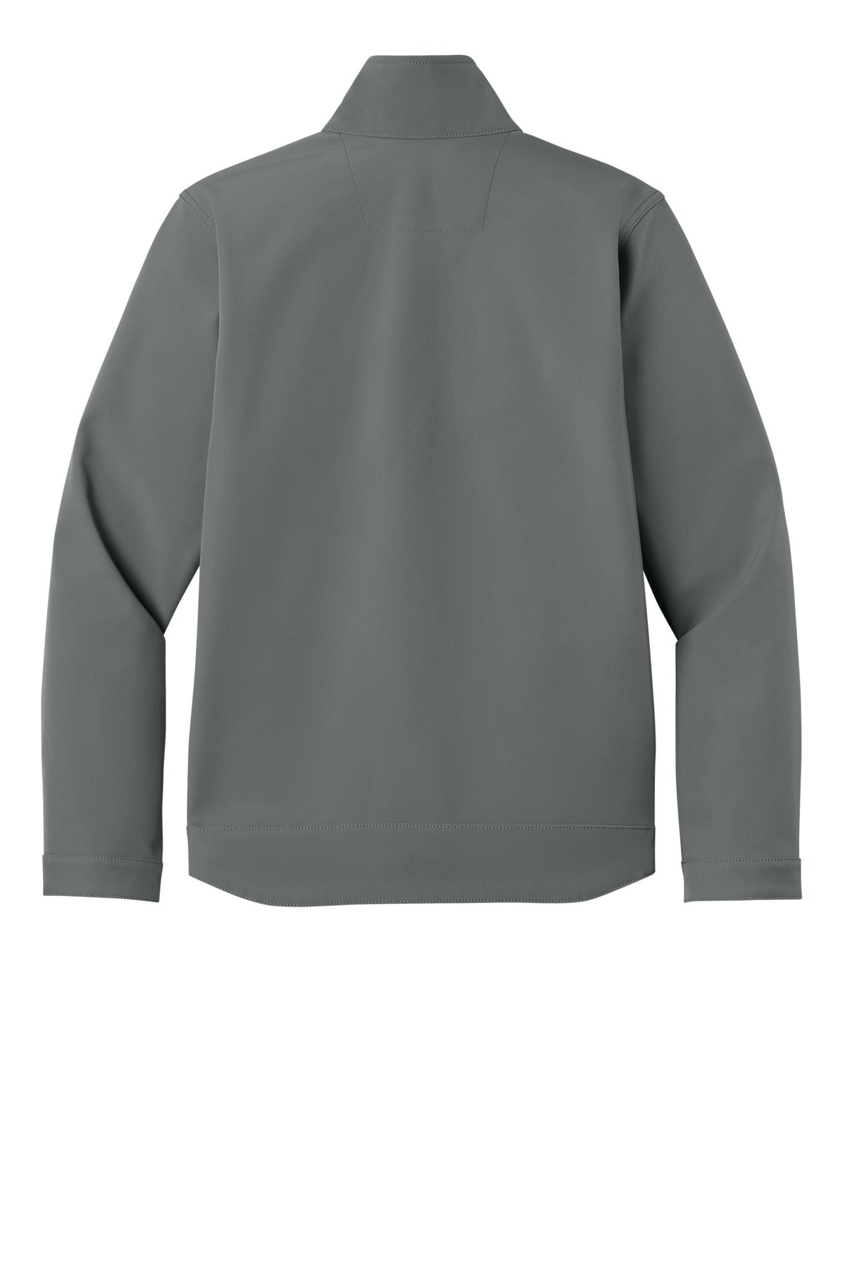 Rear View of Steel Carhartt Rain Defender Soft Shell Jacket CT106438