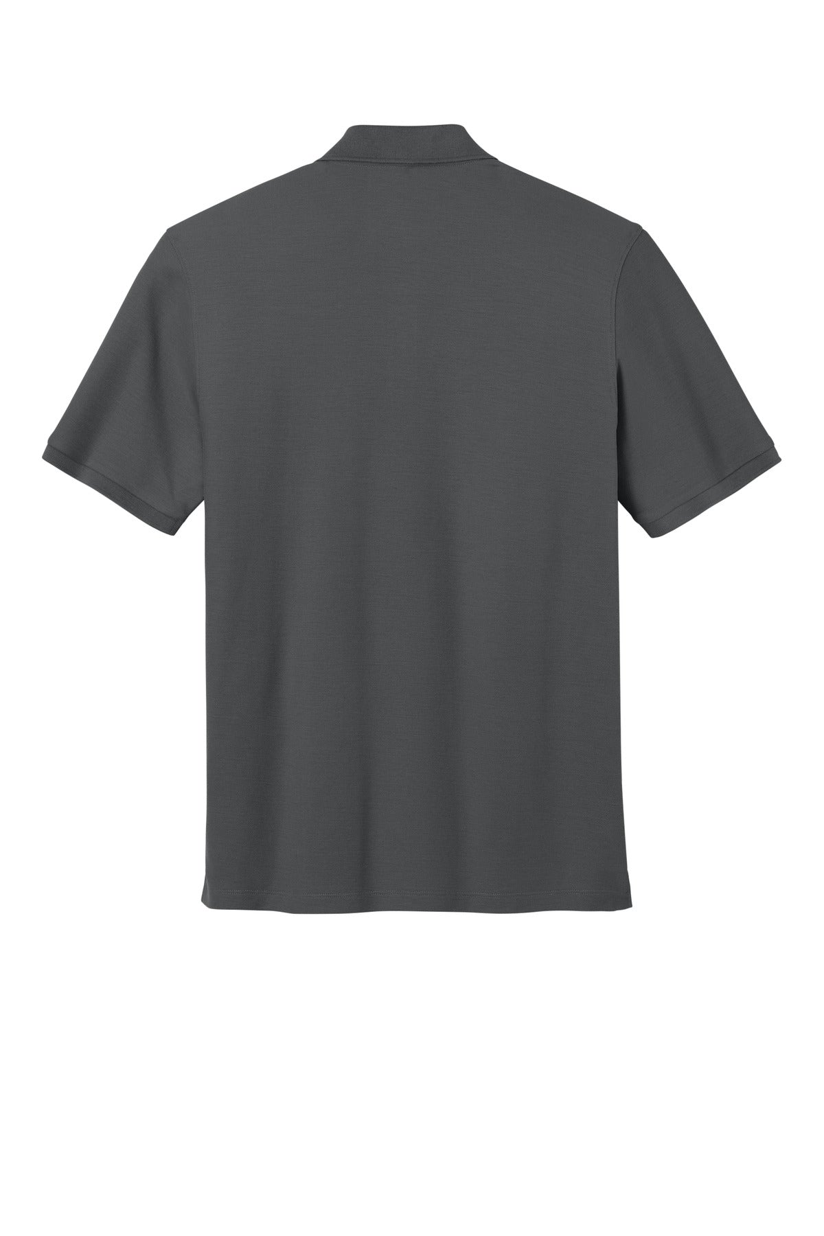 Rear View of StormGrey Port Authority Tall Wearever Signature Pique Pocket Polo TLK200P
