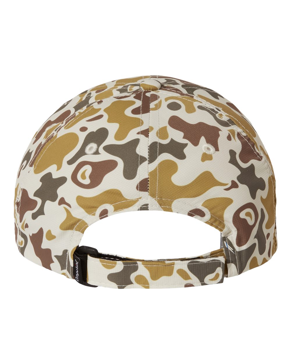 Rear View of Tan Duck Camo Alter Ego Cap - X210R
