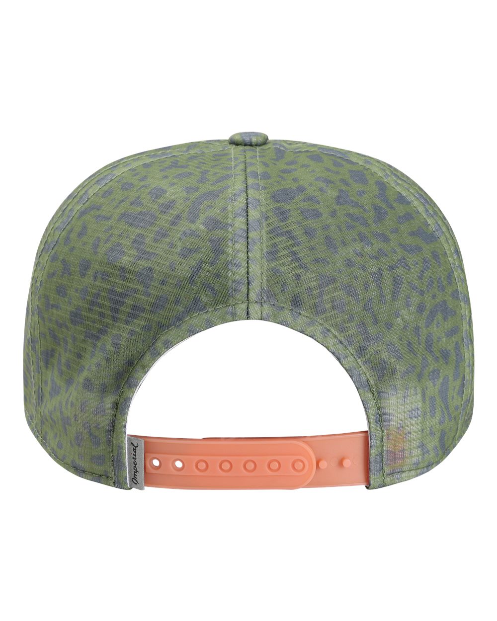 Rear View of Trout Olive Green The Live Wire Cap - DNA012