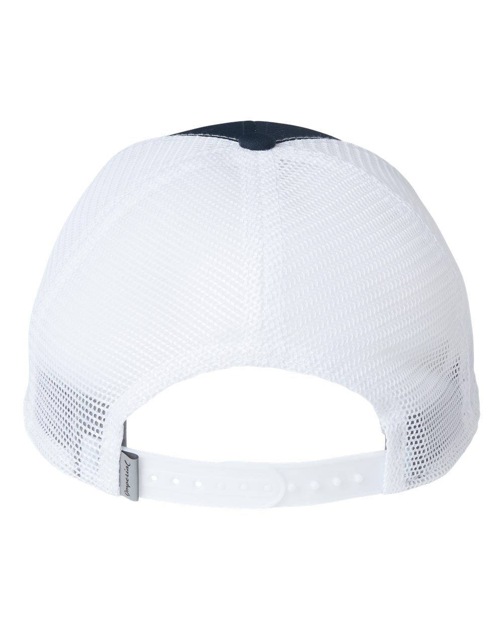 Rear View of True Navy/ White The Original Sport Mesh Cap - X210SM