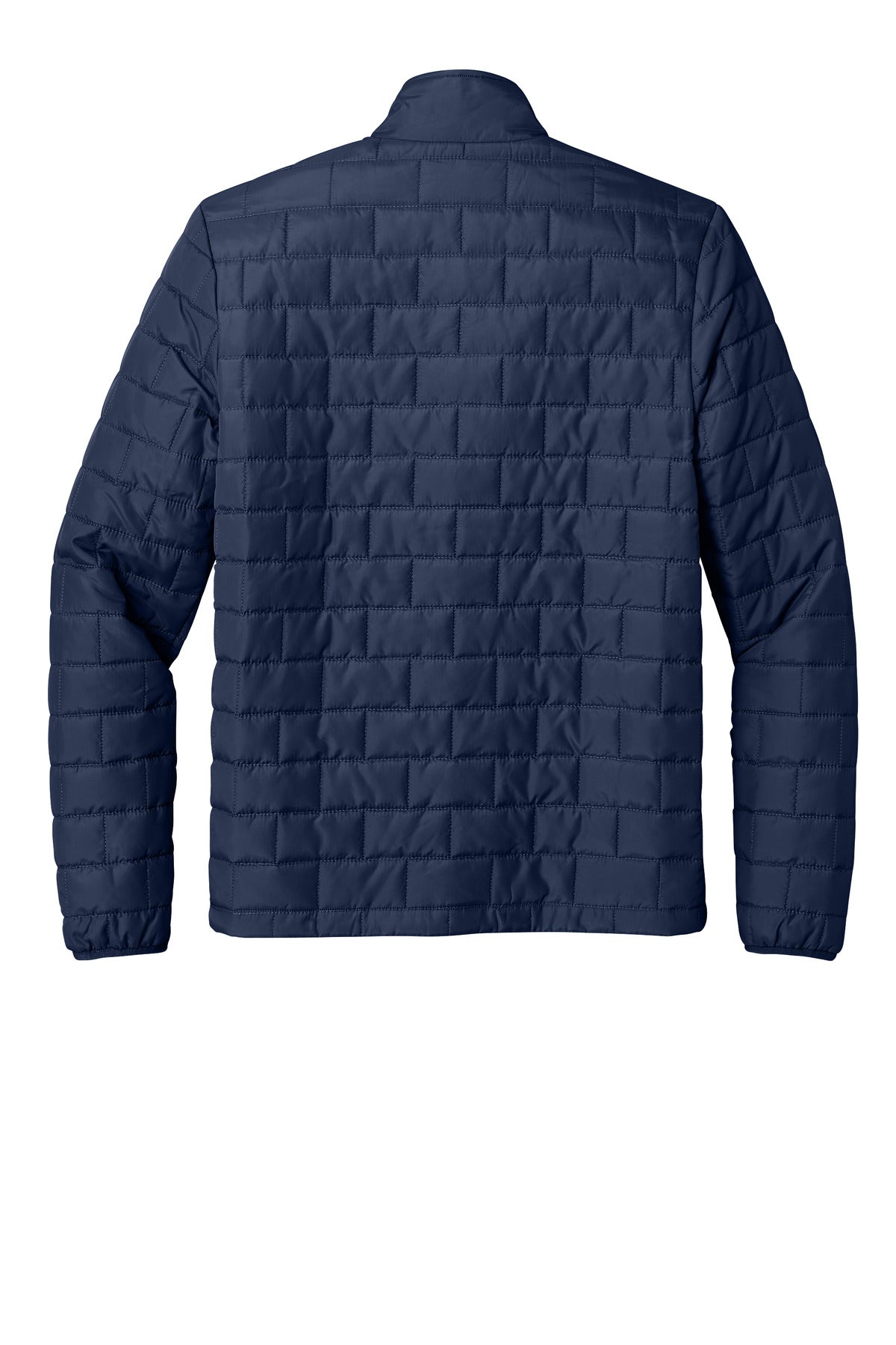 Rear View of TrueNavy Port Authority C-FREE Brick Jacket J854