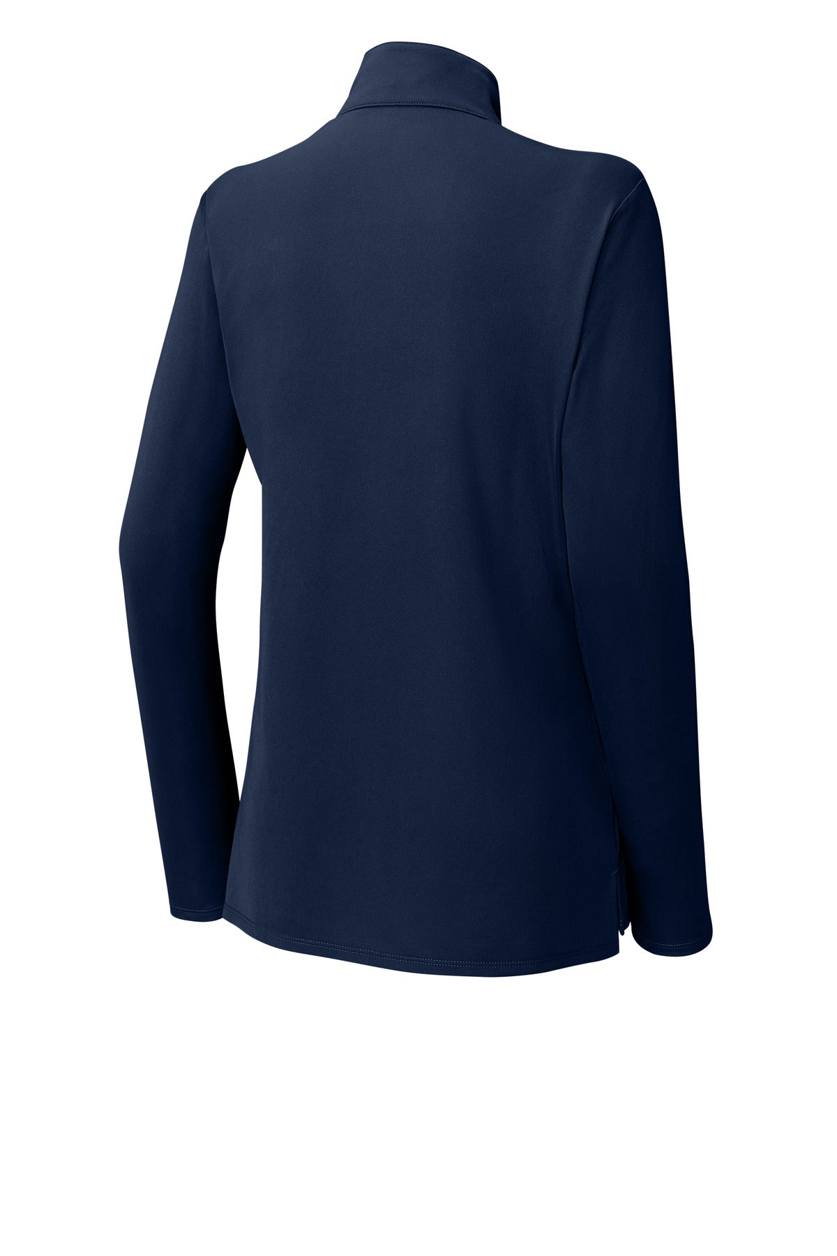 Rear View of TrueNavy Sport-Tek Women's Micropique Sport-Wick 1/4-Zip LST672
