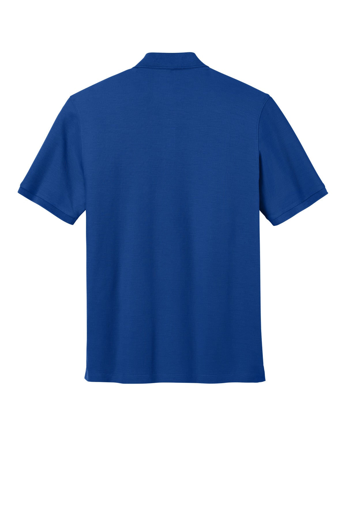 Rear View of TrueRoyal Port Authority Wearever Signature Pique Pocket Polo K200P
