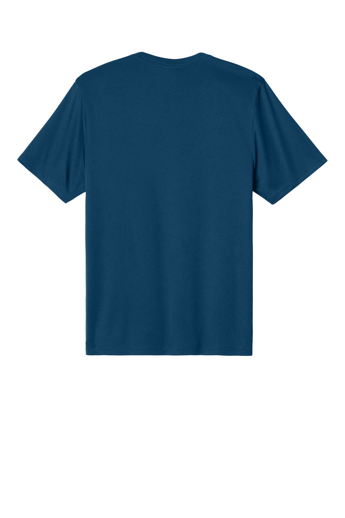 Rear View of VgSapphire Port & Co Heather Performance Tee PC390