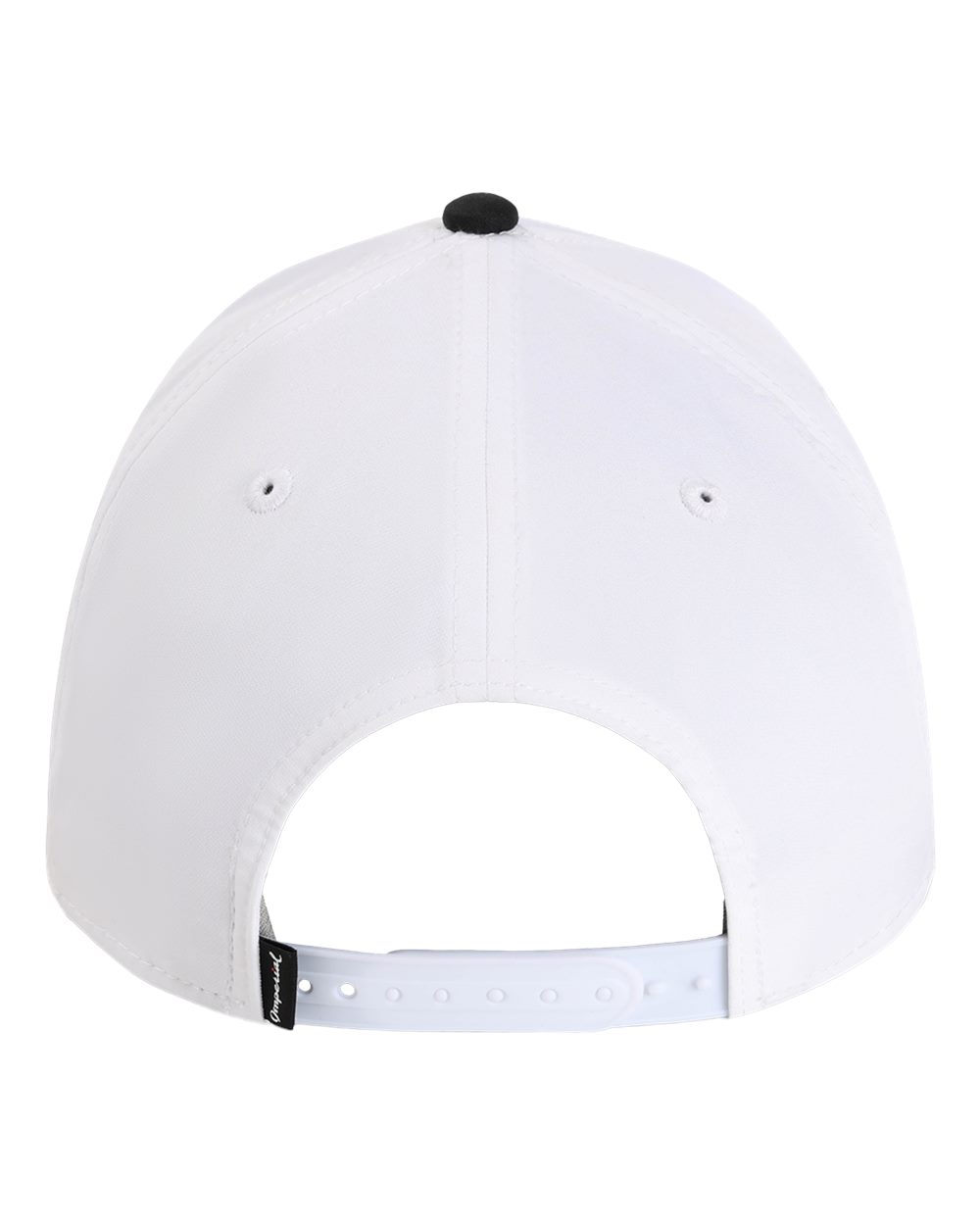 Rear View of White/ Black/ Black/ White The Wrightson Cap - 5054