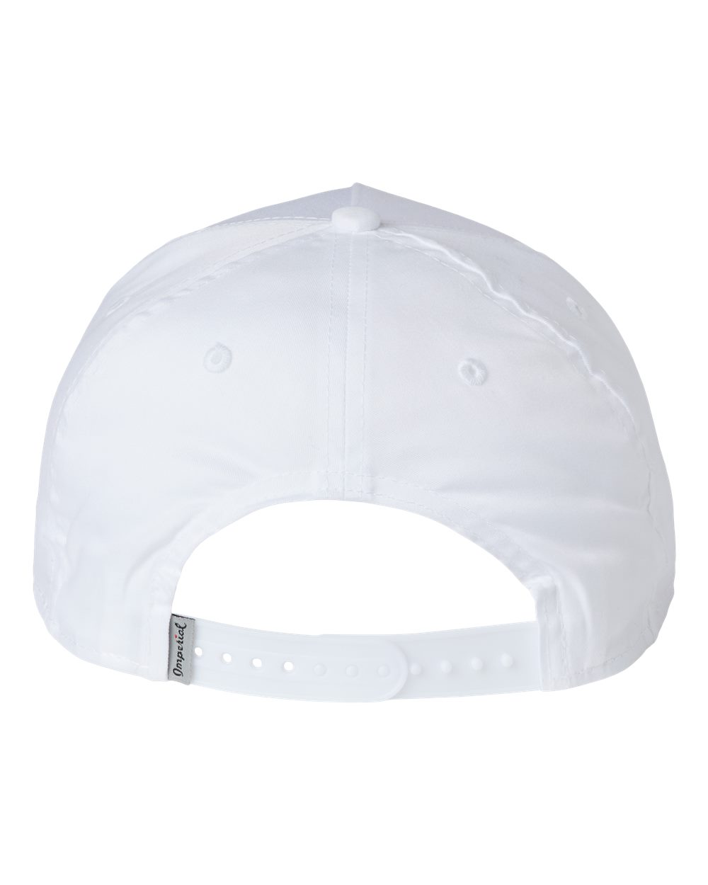 Rear View of White/ Black The Barnes Cap - 5056