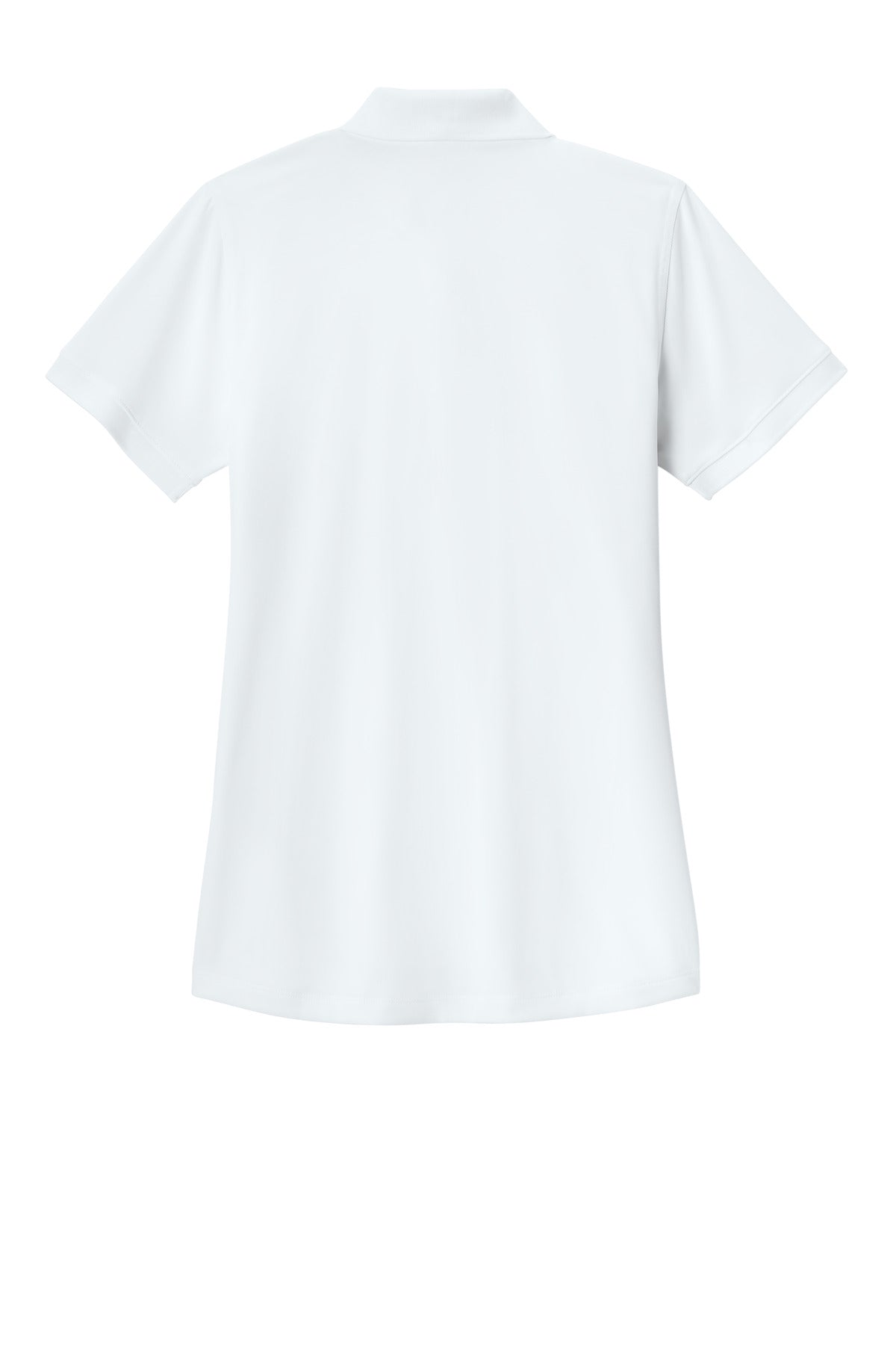 Rear View of White CornerStone Women's Workwear Pro Polo CS451