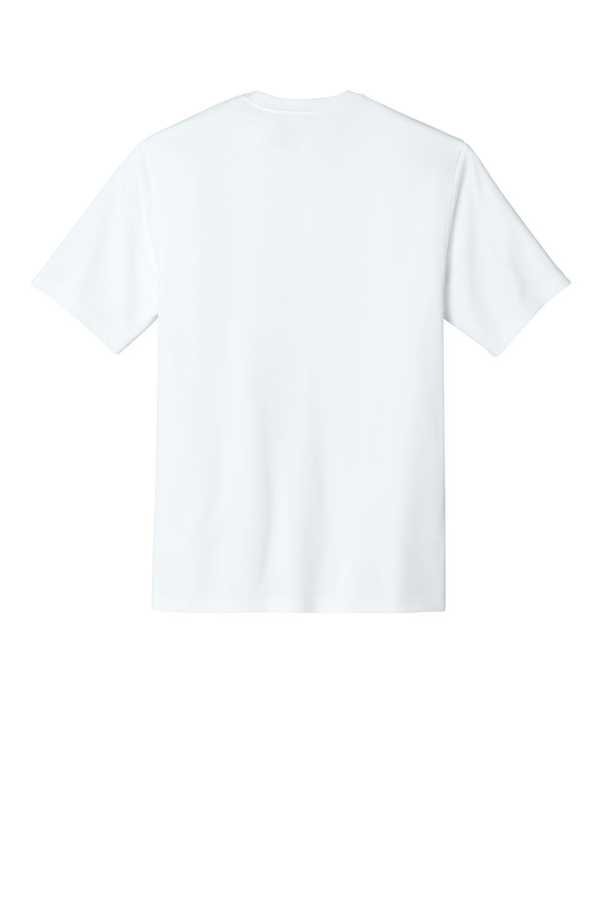 Rear View of White CornerStone Workwear Pro Short Sleeve Tee CS440