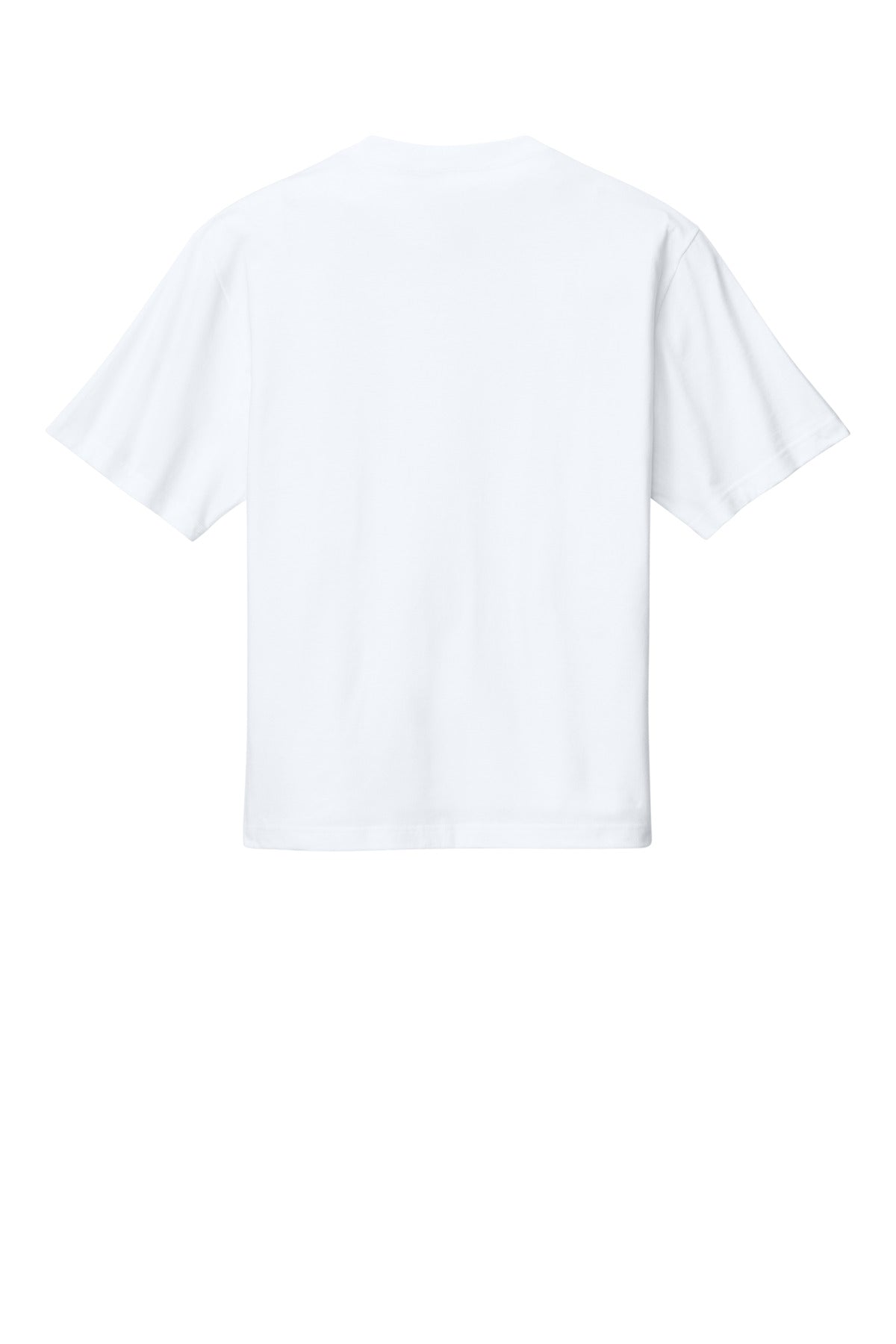 Rear View of White District Heavyweight Very Important Tee DT6065