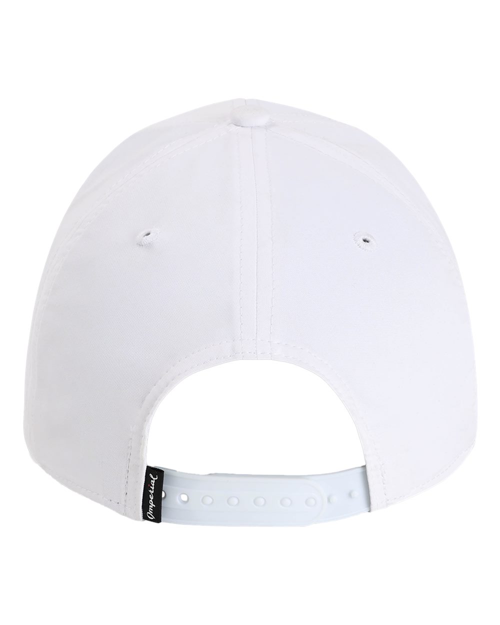Rear View of White/ Green/ Yellow The Wingman Cap - 7054