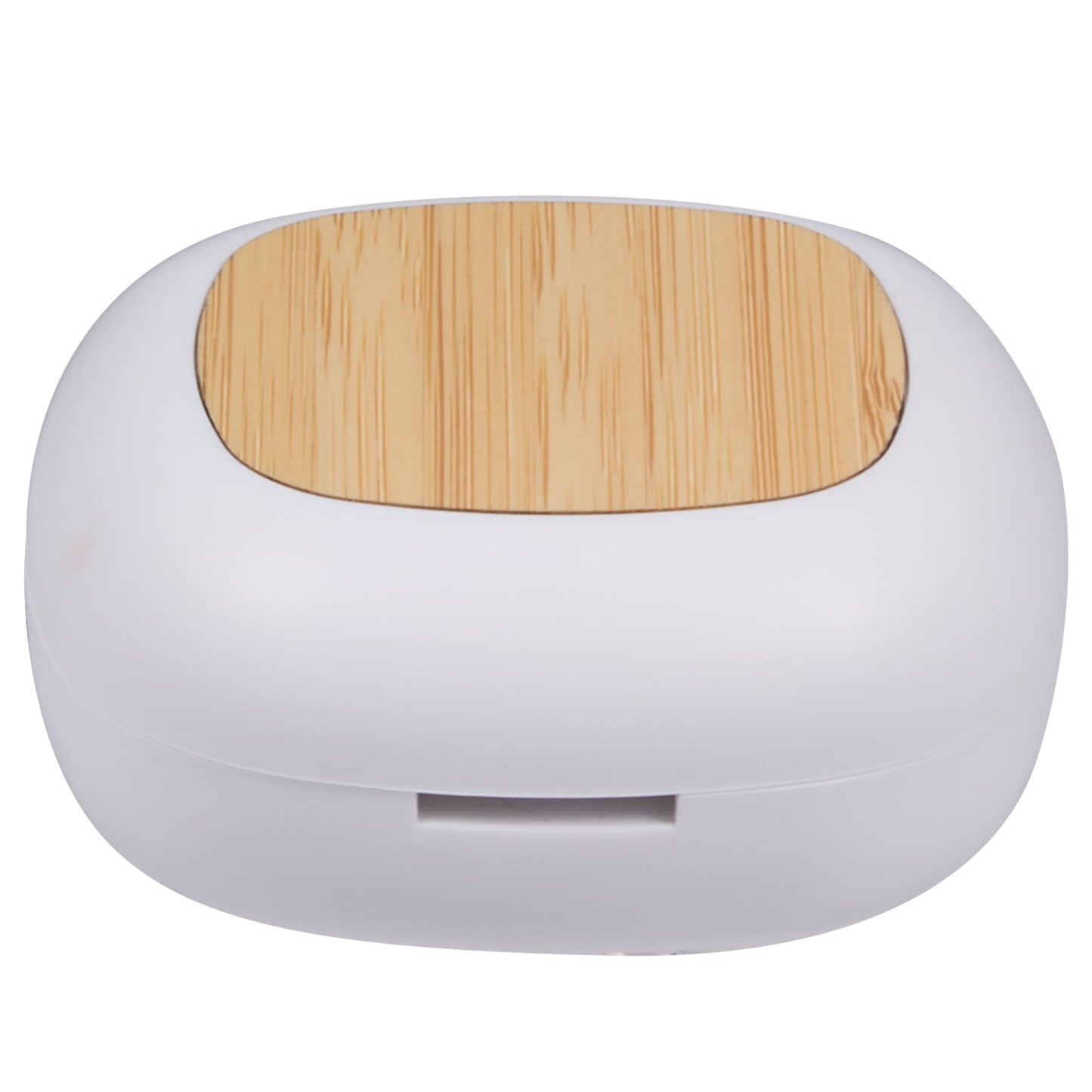Rear View of White Mini RABS and Bamboo Personal Diffuser plain