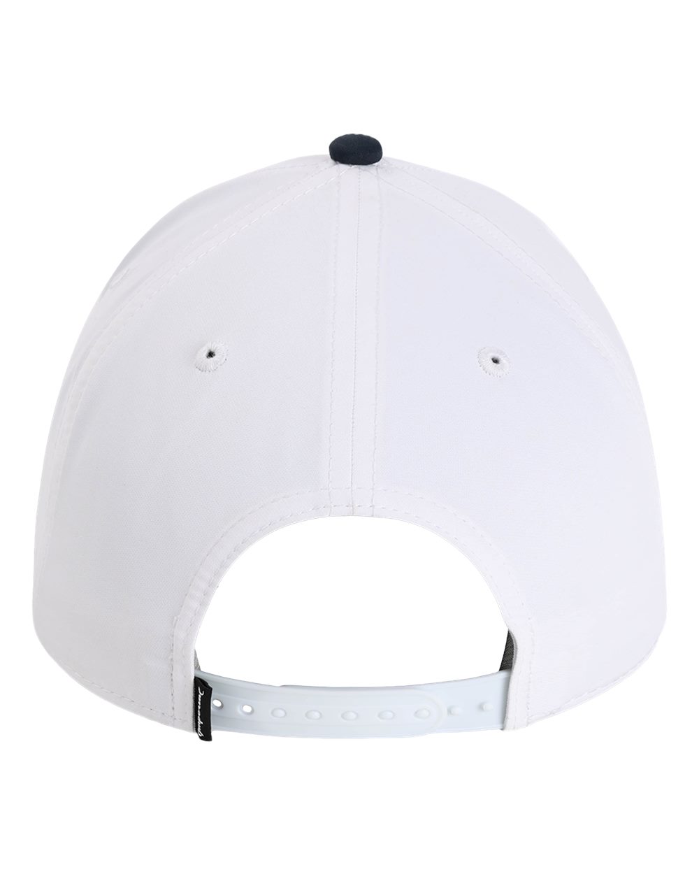 Rear View of White/ Navy/ Navy/ Red/ White The Wrightson Cap - 5054