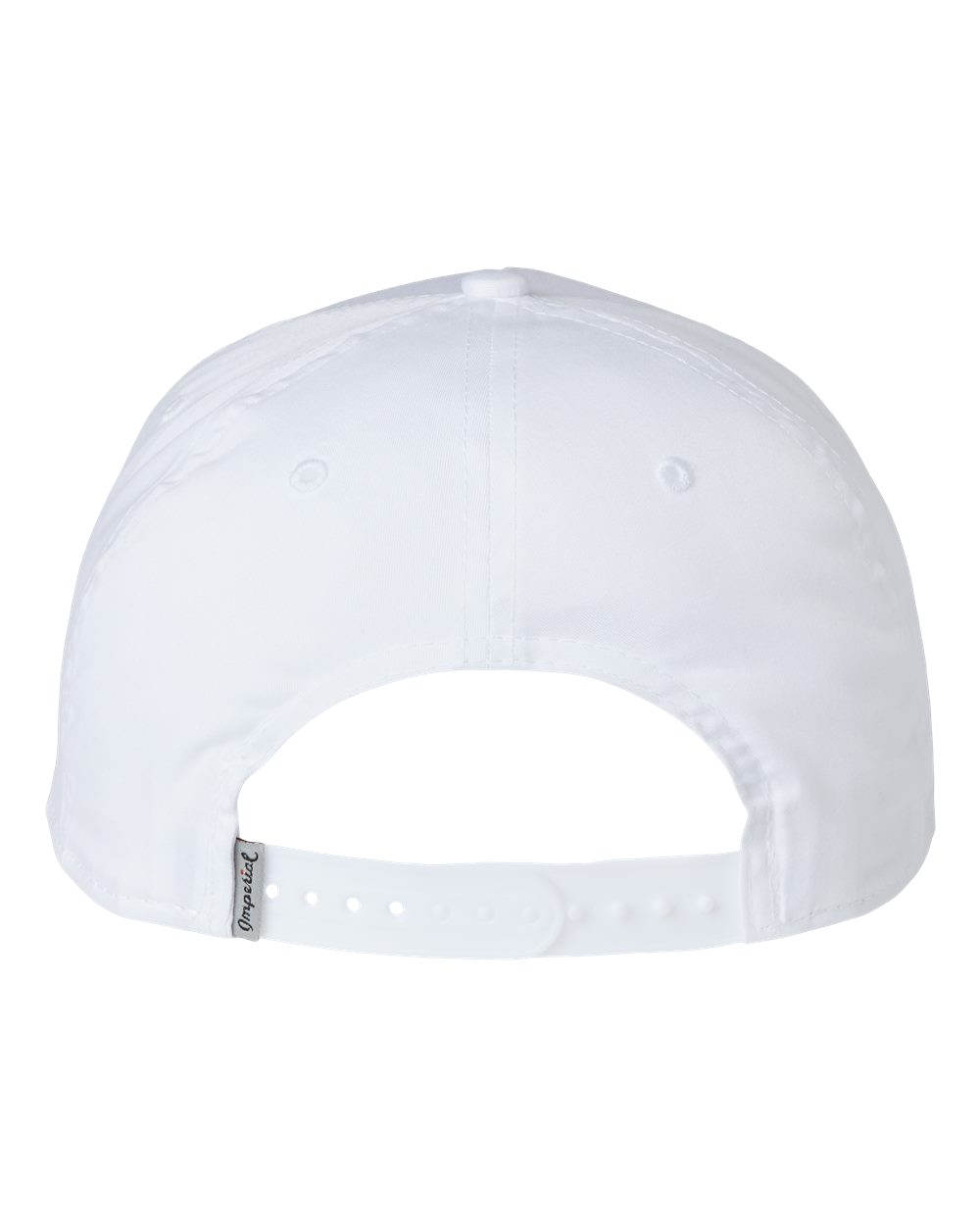 Rear View of White/ Navy The Barnes Cap - 5056