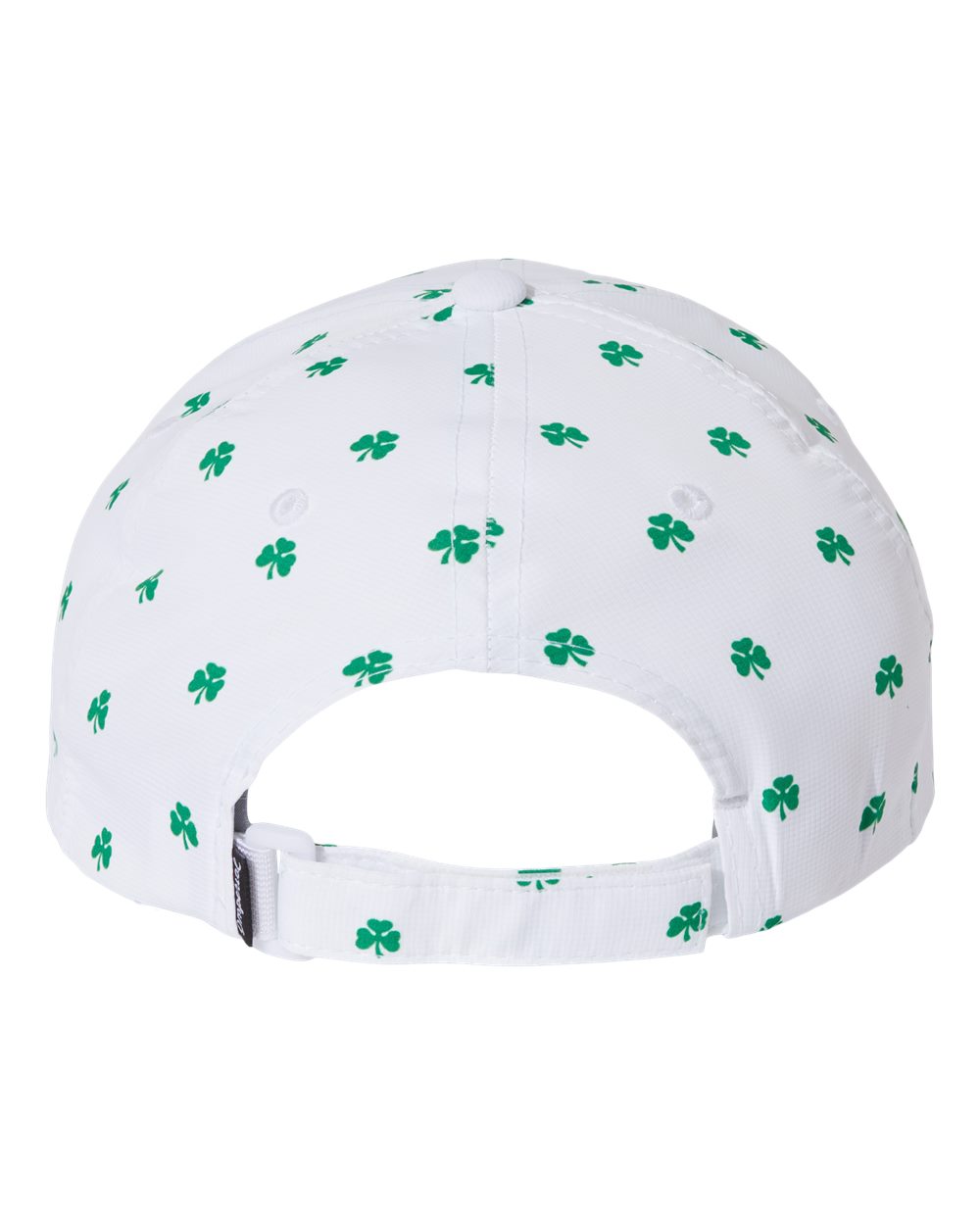 Rear View of White Shamrock Alter Ego Cap - X210R