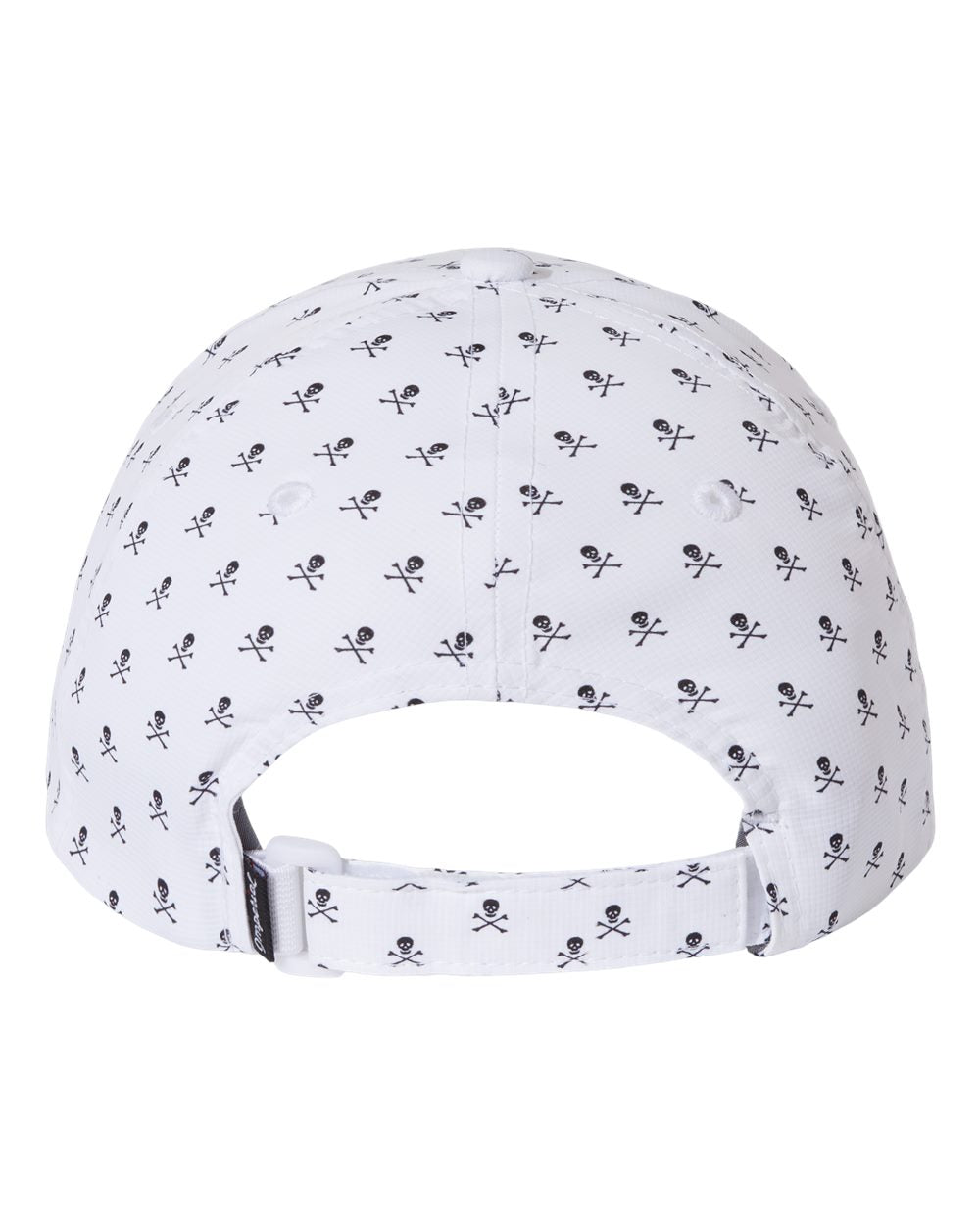 Rear View of White Skulls Alter Ego Cap - X210R