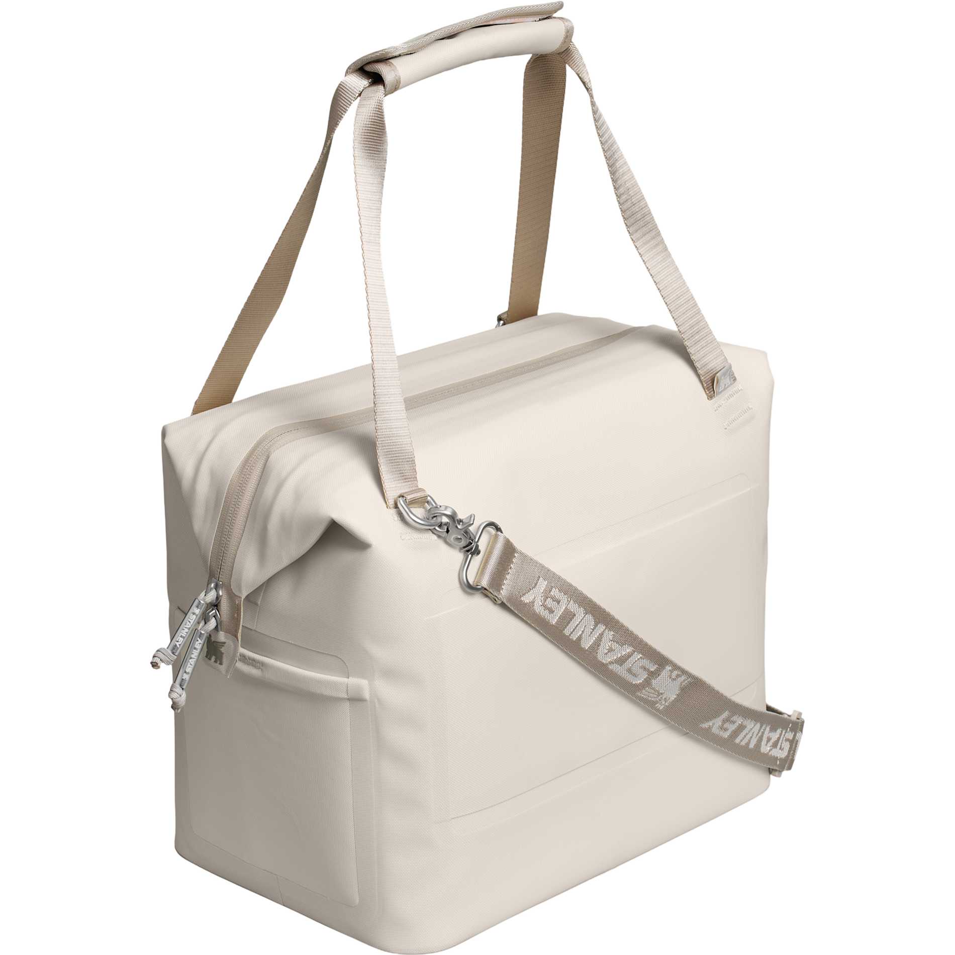 Rear View of White Stanley Julienne Midi 20 Can Cooler