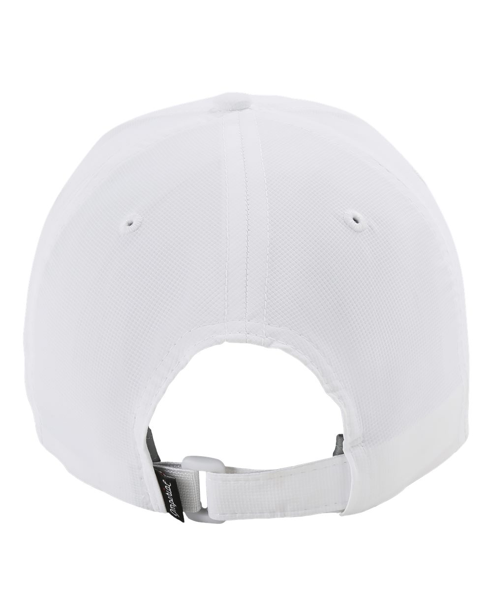 Rear View of White The Original Performance Cap - X210P