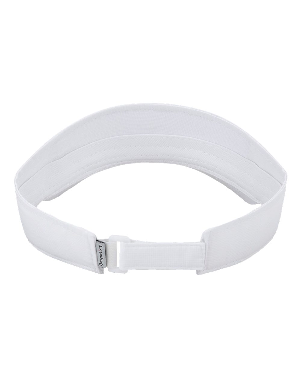 Rear View of White The Performance Phoenix Visor - 3124P