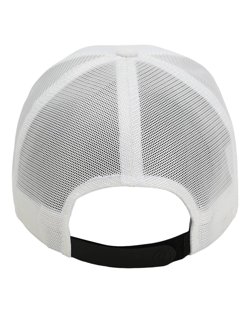 Rear View of White The Whitaker Mesh Cap - 1988M