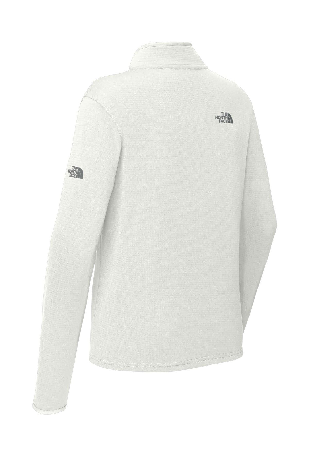 Rear View of WhiteDune The North Face Women's Aim 1/4-Zip Fleece NF0A8FQK