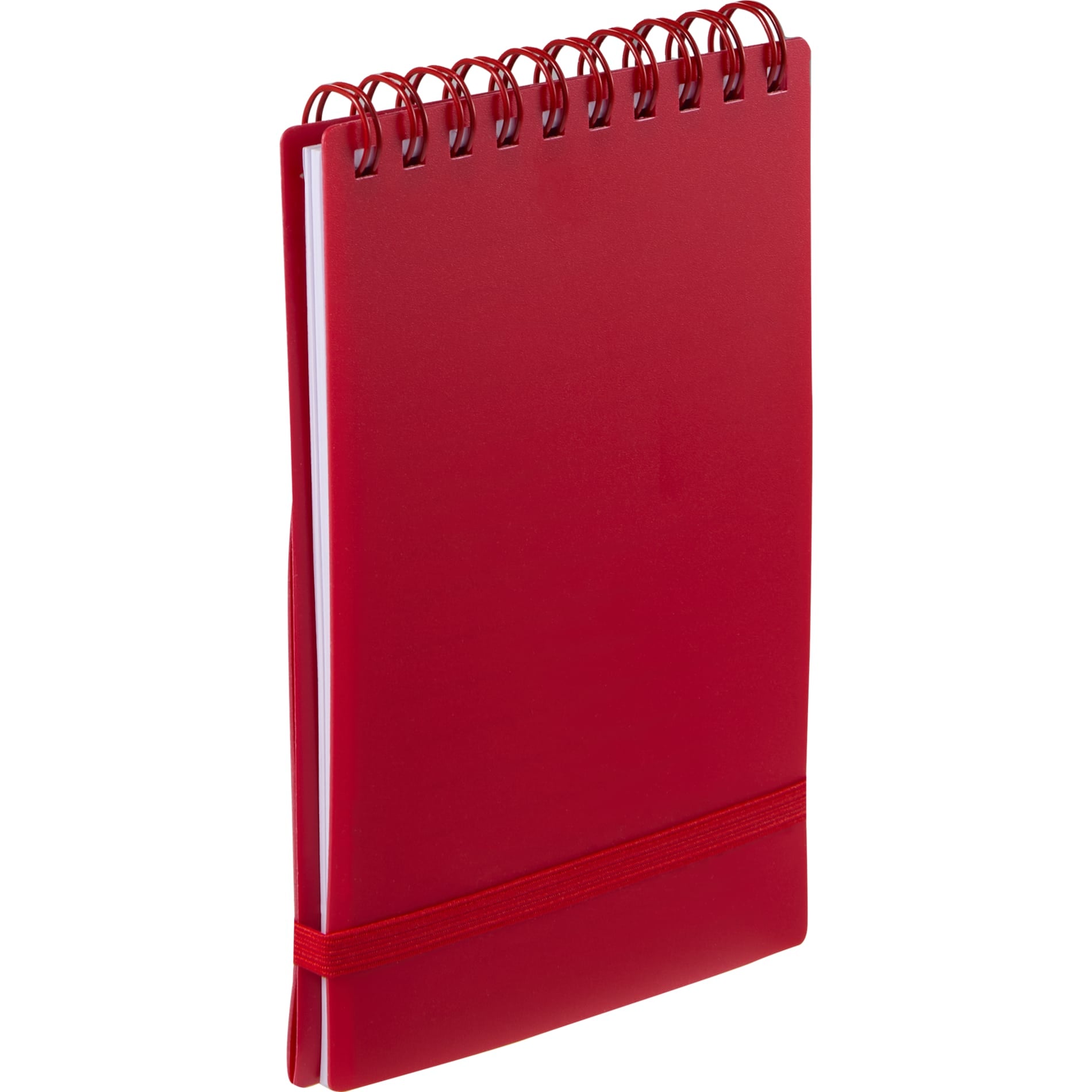Red 3" x 5" Recycled Stand Up Pocket Jotter plain