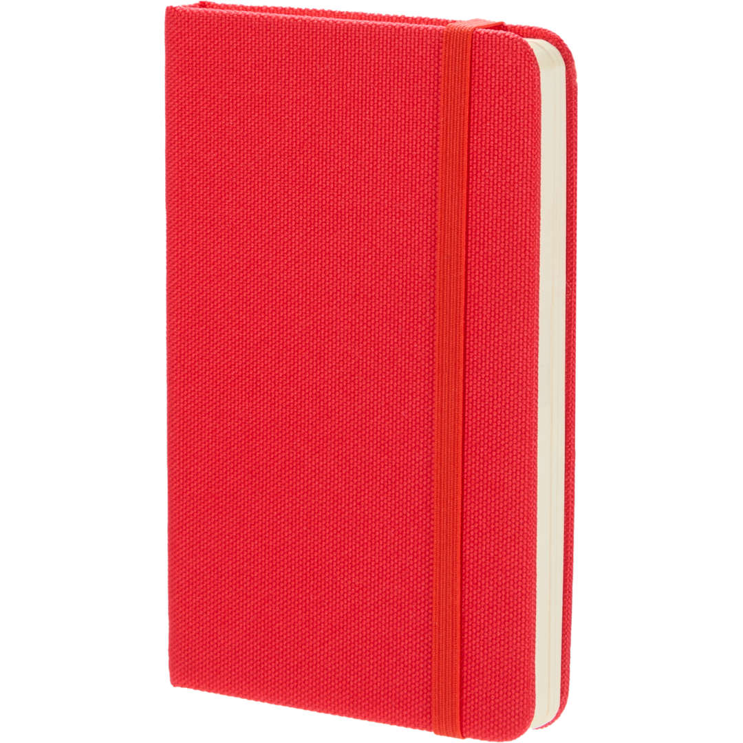 Red 3.5" x 5.5" Recycled PET Pocket Bound Journal plain
